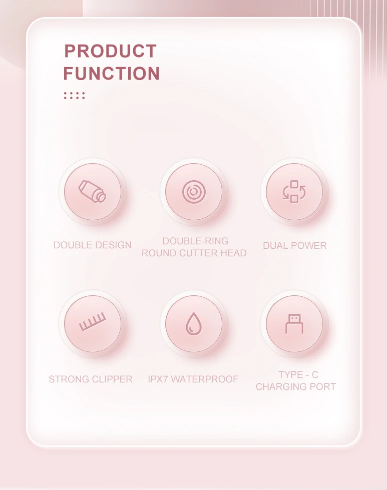 Bikini Trimmer for Women, Electric Shaver and Razor Rechargeable 2-in-1 Body and Facial Epilator
