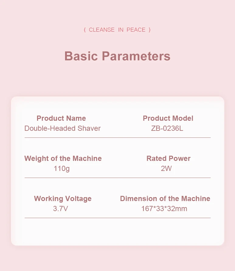 Bikini Trimmer for Women, Electric Shaver and Razor Rechargeable 2-in-1 Body and Facial Epilator